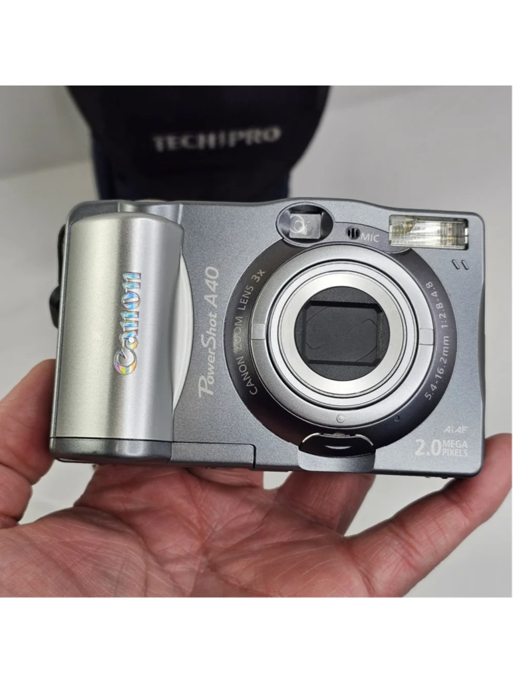Canon PowerShot A40 Digital Camera PC1019 Tested Working 64mb Memory Card & Case - Picture 12 of 16